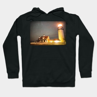 Highland Light Truro Massachusetts Cape Cod Starry Sky Hoodie